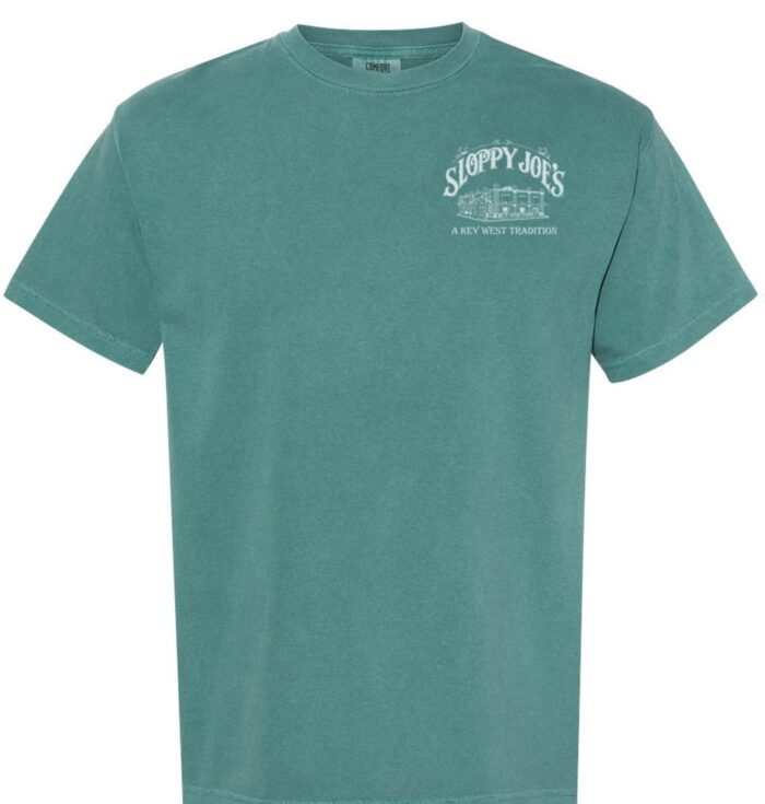 Building Logo Short Sleeve Comfort Colors Emerald - Image 2