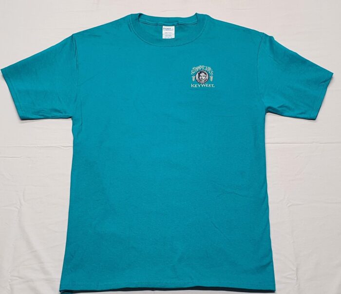 Classic Logo Embroidered T-shirt Bright Aqua