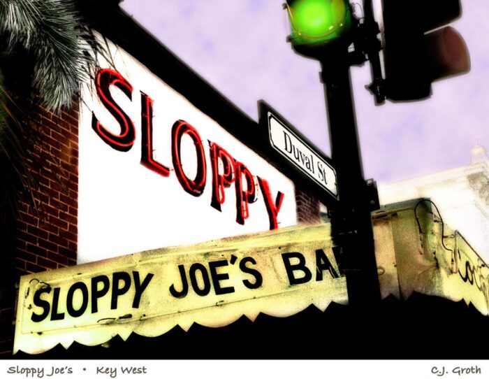 Sloppy Joe's Corner Print - Item #3795