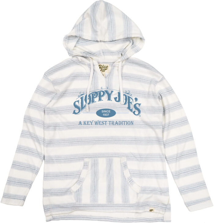 Terry Stripe Hoodie