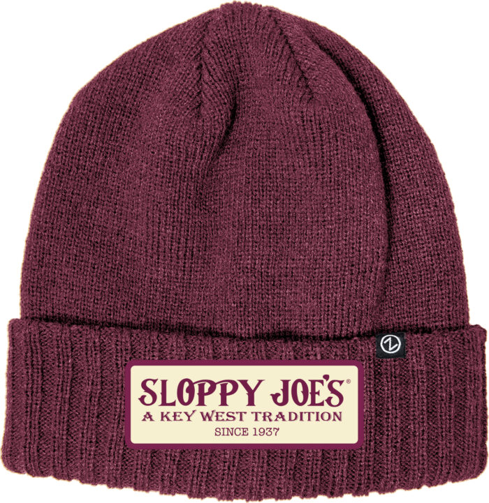 Knit Hat Maroon #006294