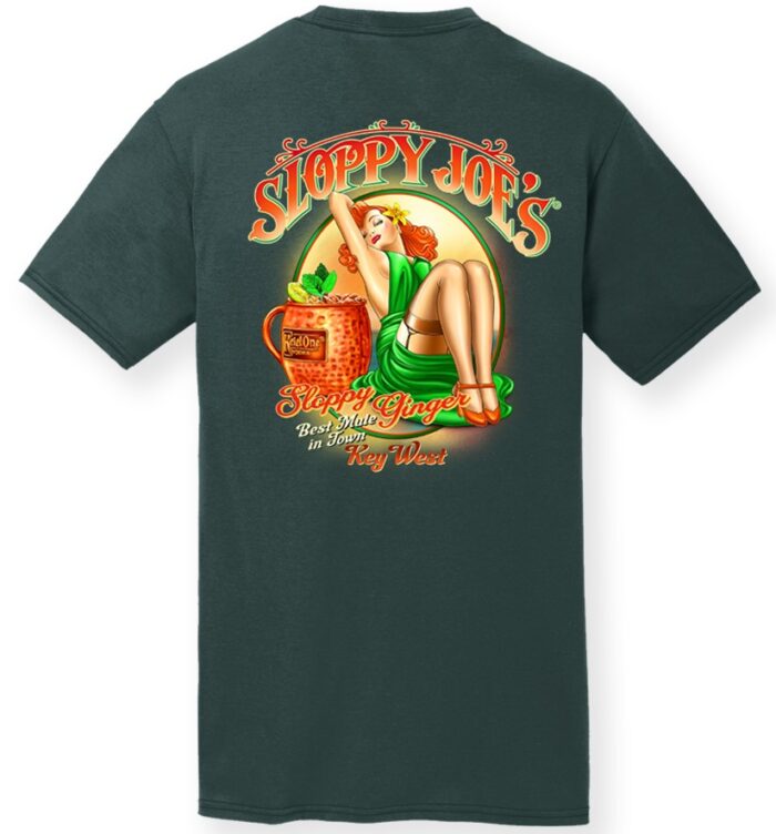 Sloppy Ginger Dark Green T-shirt